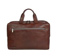 Plevier Power Jimmy Laptop-Umhängetasche - 16" Laptopfach - braun