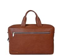 Plevier Power Jimmy Laptop-Umhängetasche - 16" Laptopfach - cognac