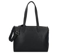 Plevier Power Shopper Tasche Leder 41 cm Laptopfach schwarz