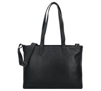 Plevier Power Shopper Tasche Leder 31 cm Laptopfach schwarz