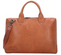 Plevier Rock Basalt Aktentasche Leder 41 cm Laptopfach braun