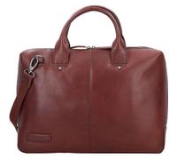 Plevier Rock Basalt Aktentasche Leder 41 cm Laptopfach dunkelbraun (350-2)
