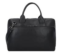 Plevier Vintage Larry Aktentasche Leder 40 cm Laptopfach schwarz