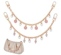 PLIGREAT 2 Stück Geldbörsenanhänger Ketten 30.3cm Lange Verlängerungskette Aus Muschelholz Für Hosen Und Taschenanhänger