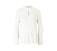 Plissée-Bluse aus Chiffon 44 creme 01.899.11.X098.0200.44