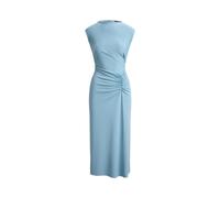 Plisseekleid aus Jersey mit Flügelärmeln 40 Blue
