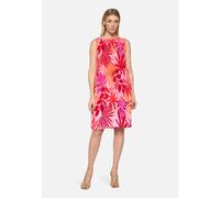 Betty Barclay Damen Plisseekleid ohne Arm 46, Red/Pink