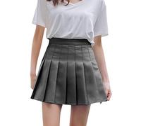 Plisseerock Damen mit Hose Kurz Faltenrock Petticoat A-Linie Mini Tennisrock Einfarbig Plissee Rock High Waist Sommerrock Sexy Ultra Kurzer Röcke Bequemen Sommerröcke Moden Minirock Sommer Damenrock