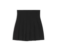 Plisseerock HUGO "Nalham", Damen, Gr. XL, schwarz 001, Web, Obermaterial: 95% Baumwolle, 5% Elasthan, unifarben, mini, Röcke, mit integrierter Shorts, Relaxed Fit (49950323-XL) schwarz 001