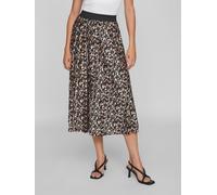 Vila Nitban Print Midirock L Black / Hazel