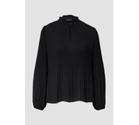 Langarmbluse S.OLIVER BLACK LABEL Gr. 36, schwarz Damen Blusen (67954541-36) schwarz