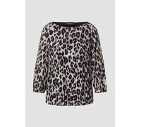 Plissierte Bluse mit All-over-Print 36 grau 2168732.93A1.36