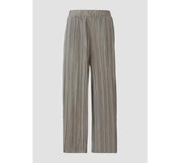 Plissierte Wide-Leg-Hose 38/30 grau 2165214.9117.38_30