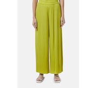 Plissierte Wide-Leg-Hose aus Satin olive 40/LONG