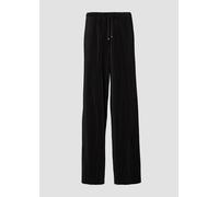 s.Oliver RED LABEL Weite Hose mit Plissee in BLACK, Größe 46