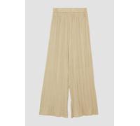 s.Oliver RED LABEL Loose Fit Weite Hose in Plissee-Optik in Camel, Größe 158