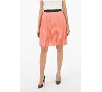 Plissierter Crêpe-Plissee-Rock mit Shorts in Pink EU 38 / IT 42