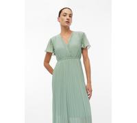 Plissiertes Kleid in Midilänge grün 44