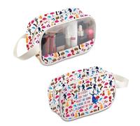 PLITI Mary Movie Make-up-Tasche in Every Job That Must Be Done There is an Element of Fun Travel Pouch Umbrella Fans Geschenk, In Every Job Mbu, modisch