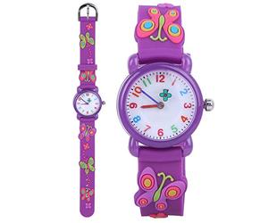 plplaaoo Kinderuhr für Mädchen und, Kleinkinduhr, wasserdichte Kinderuhr für Kinder, Kleinkind-Armbanduhr, Töpfchenuhr für Kleinkinder, Mädchen, niedliche Cartoon-Uhr, exquisites Muster, (Type 5)