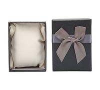 plplaaoo Uhren-Geschenkbox, Kraftpapier-Uhren-Aufbewahrungsbox, inklusive Uhrenkissen, Uhren-Aufbewahrungswerkzeug, Delikatesse-Schleifen-Uhrengehäuse, Uhrenbox zum Verschenken (Schwarz)