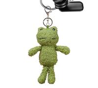 Plüsch-Frosch-Schlüsselanhänger: Niedliches und entzückendes Accessoire für den Alltag, Anhänger für Frosch, weiches Plüschtier für Kinder, Männer, Frauen, Rucksack, Tasche, Schlüsselanhänger