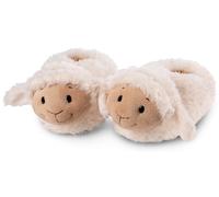 Plüsch Hausschuhe NICI "SCHAF SHEEPMILA", Damen, Gr. 34/37, weiß (weiß schaf), Textil, Schuhe Plüsch Hausschuhe, Hausschuh in flauschiger Optik (98958661-34)