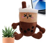 Plüsch-Schlüsselanhänger - Bubble Tea Cup Soft Ornament, 12 cm gefüllte Rucksack-Schlüsselanhänger, süßes Kawaii-Spielzeug-Zubehör | Kinder Mädchen Freunde Schule Party Reisen Geburtstag Kinder