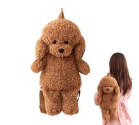 Plüsch-Tasche, Plüschtier-Rucksack, Rucksack in Hundeform, Schulrucksack für Mädchen, Reisetasche, Kinder und Frauen im Freien, Urlaub, lustiger Plüschbeutel, Consulte la descripción