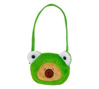 Plüsch-Umhängetasche,Capybara-Umhängetasche | Diagonal Cartoon Capybara Geldbörse Plüschtasche,Verstellbare Plüschtasche, Geldbörse in Tierform für Schlüssel, Handys, Münzen, Kleingeld, Karten