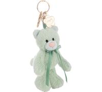 Plüschanhänger NICI "Classic Bear, 13 cm", grün (katze felli), Plüschfiguren, KinderH:13cm, Plüsch, Polyester, mit Charm, H:13cm (62613037-0) katze felli