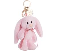 Plüschanhänger NICI "Classic Bear, 13 cm", rosa (hase lopino), Plüschfiguren, KinderH:13cm, Plüsch, Polyester, mit Charm, H:13cm (56218710-0) hase lopino