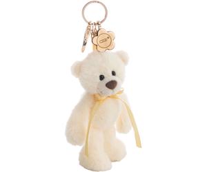 Plüschanhänger NICI "Classic Bear, Bär Finni, gelb, 13 cm", beige (bär finni, gelb), Plüschfiguren, KinderH:13cm, Plüsch, Polyester, mit Charm, H:13cm (65111757-0) bär finni, gelb