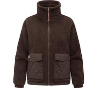 Plüschjacke "Arctika Y" Dark Choco L