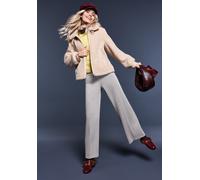 Cartoon Plüschjacke Damen beige, 42