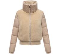 Plüschjacke NAVAHOO "Teddyzone 14", Damen, Gr. S (36), beige, Obermaterial 1: 100% Polyester. Obermaterial 2: 100% Polyester. Innenfutter: 100% Polyester. Wattierung: 100% Polyester. Ärmelfutter: 100%