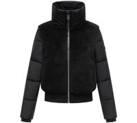 Plüschjacke mit hohem Kragen "Teddyzone 14" Black XS