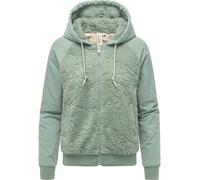 Plüschjacke mit Kapuze "Talianita YOUMODO" Dusty Green XXL