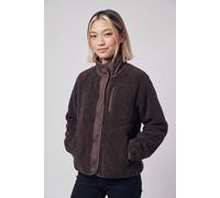 Plüschjacke ONLY "ONLCARMEN TEDDY JACKET OTW", Damen, Gr. L, braun (coffee bean), Plüsch, Obermaterial: 100% Polyester, unifarben, normal, elastischer Bund, Jacken, Kunstfaser (10129769-L) coffee bean