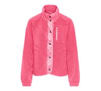 Plüschjacke ONLY "ONLCARMEN TEDDY JACKET OTW", Damen, Gr. L, pink (pink lemonade), Plüsch, Obermaterial: 100% Polyester, unifarben, normal, elastischer Bund, Jacken, Kunstfaser (58848868-L) pink lemon