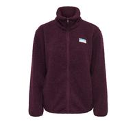 Plüschjacke ONLY "ONLEVA LIFE TEDDY JACKET CC OTW", Damen, Gr. M, winetasting, Plüsch, Obermaterial: 100% Polyester, unifarben, regular fit normal, Jacken, Kunstfaser (70230518-M) winetasting
