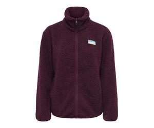 Plüschjacke ONLY "ONLEVA LIFE TEDDY JACKET CC OTW", Damen, Gr. M, winetasting, Plüsch, Obermaterial: 100% Polyester, unifarben, regular fit normal, Jacken, Kunstfaser (70230518-M) winetasting