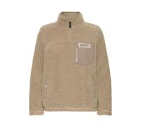 Plüschjacke OXMO "Plüschjacke OXAbby", Damen, Gr. XL, beige (dune), Obermaterial: 100% Polyester PES., Jacken (48824134-XL) dune