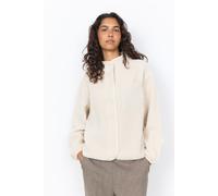 Plüschjacke SOYACONCEPT "SC-ONYX 15", Damen, Gr. M, sand, Plüsch, Obermaterial: 100% Polyester, unifarben, normal, Jacken, Kunstfaser (15971518-M) sand