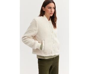 Plüschjacke THE FASHION PEOPLE, Damen, Gr. 38, weiß, Obermaterial: 100% Polyester., Jacken (25686316-38) weiß