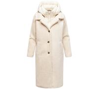Wintermantel NAVAHOO "Teddyzauber 14", Damen, Gr. XL (42), sanftes weiß, Material: 100% Polyester. Innenfutter: 100% Polyester, oversize knielang, hoch geschlossener Ausschnitt, Ärmel ohne Ärmelschlit