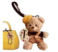 Plüschpuppen-Anhänger - Bärenfigur aus , Schlüsselanhänger für weiche Plüschtier-Tasche, Mini-Spielzeug Ornament für Rucksack Mehrzweck-Karikatur-Rucksack, hängender Anhänger