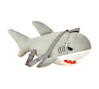 Plüschtier Hai Cartoon Shark Plush Tasche | Ästhetischer Schulrucksack Für Schüler, Weiche Kindergarten Dekoration, Schulranzen Für Und Mädchen