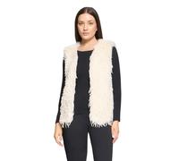 Betty & Co - Kunstfell-Weste beige - Gr. - 34