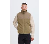Plüschweste BLEND "BHTorte", Herren, Gr. XXL, sepia tint, 100% Polyester, colorblocking, normal normal, Westen, Kuschelige Teddy-Weste mit Taschen (91981167-XXL) sepia tint